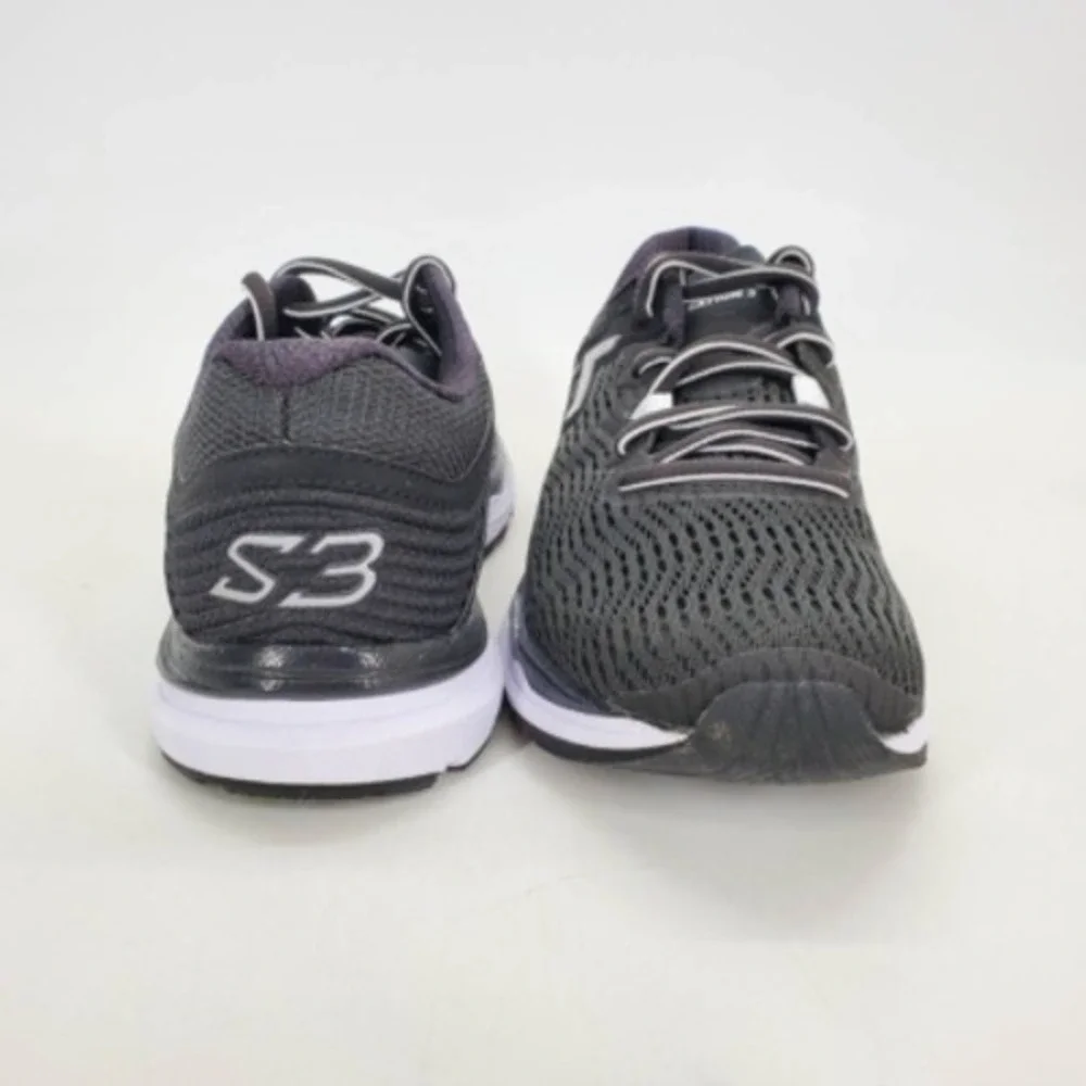 361 Degrees Shoes Womens Sensation 3 Running Black Y852-0903 Lace Up Mesh 5 New